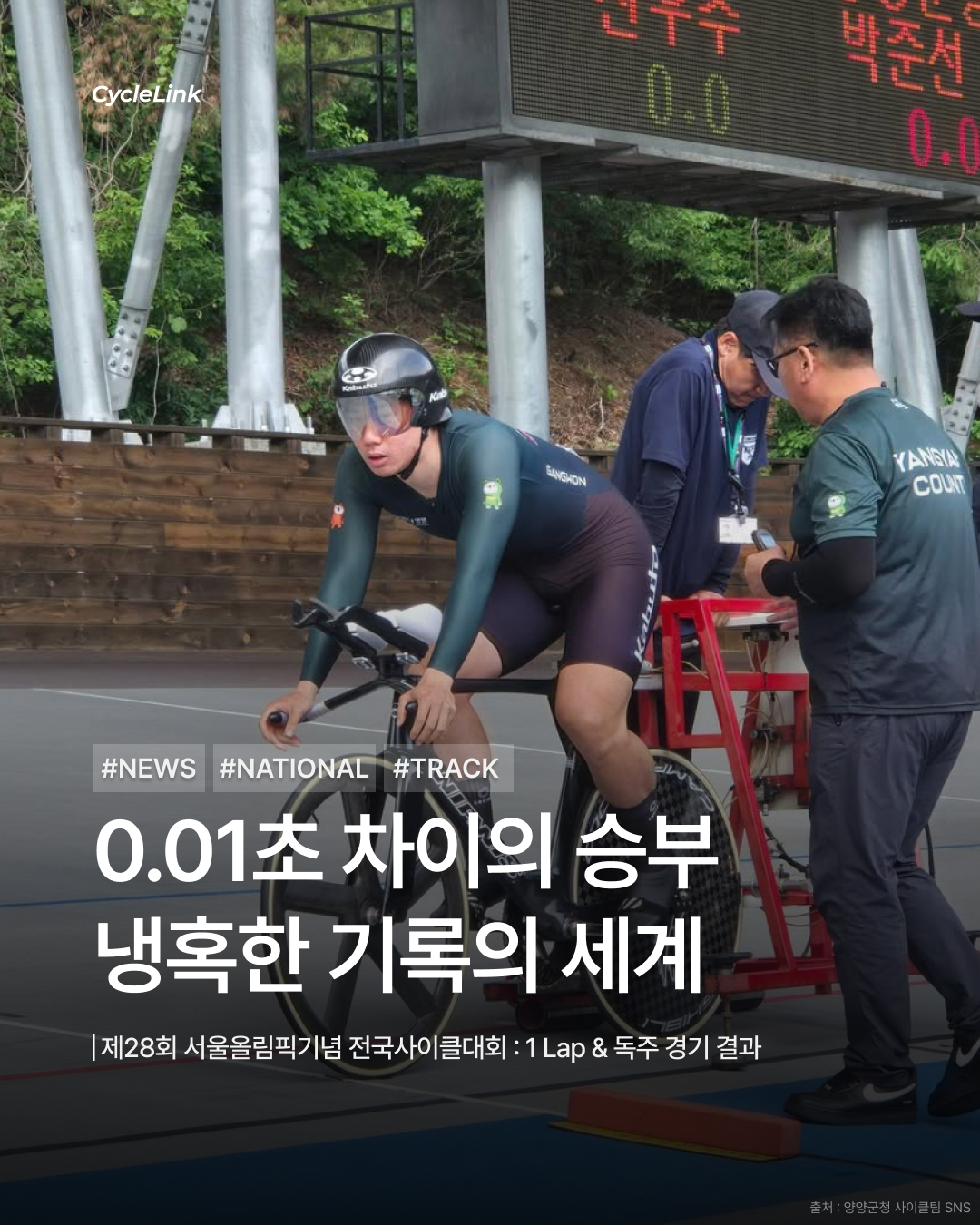 제28회 서울올림픽기념 전국사이클대회 : 1 Lap & 독주 경기 결과 · 사진 1