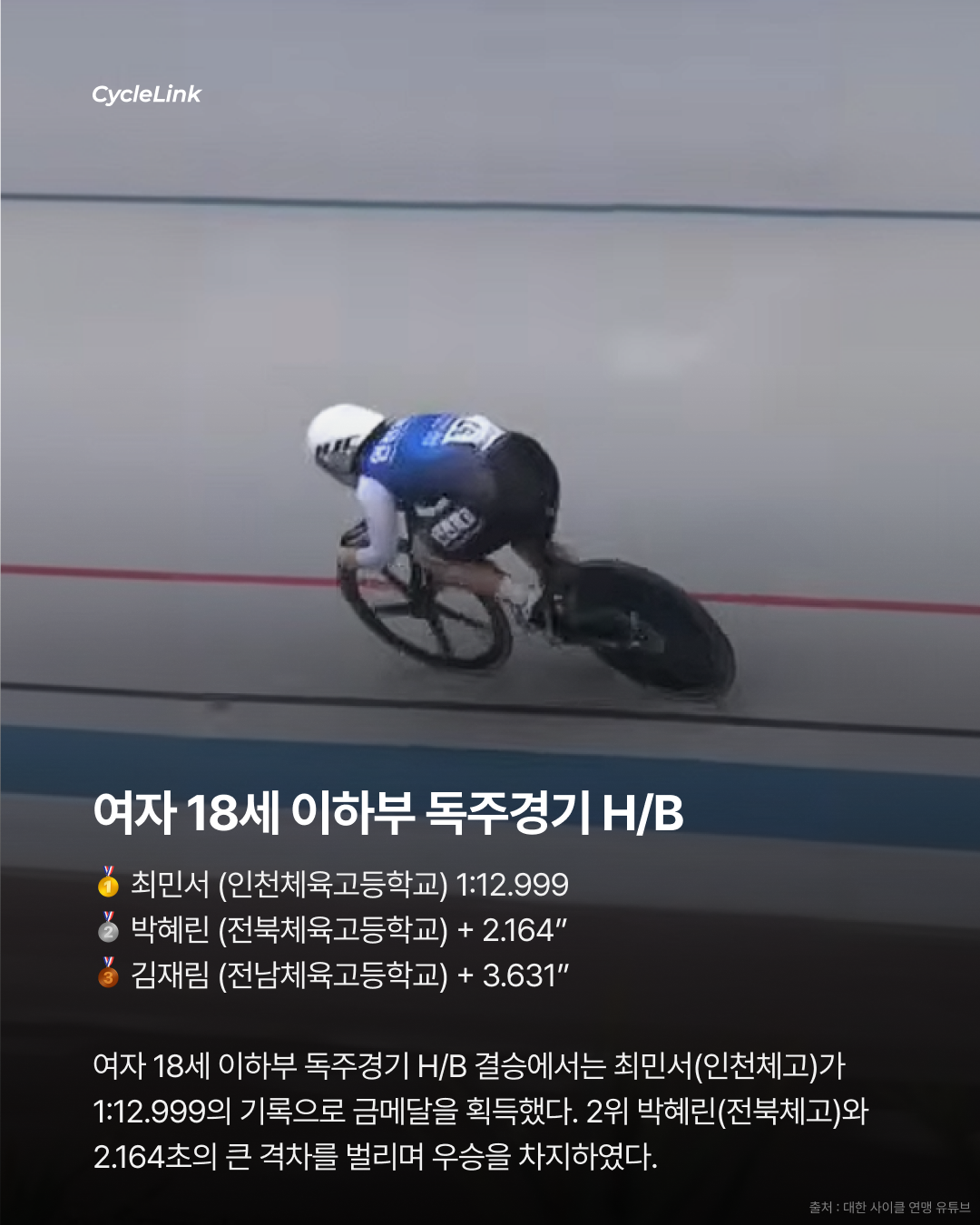 제28회 서울올림픽기념 전국사이클대회 : 1 Lap & 독주 경기 결과 · 사진 12