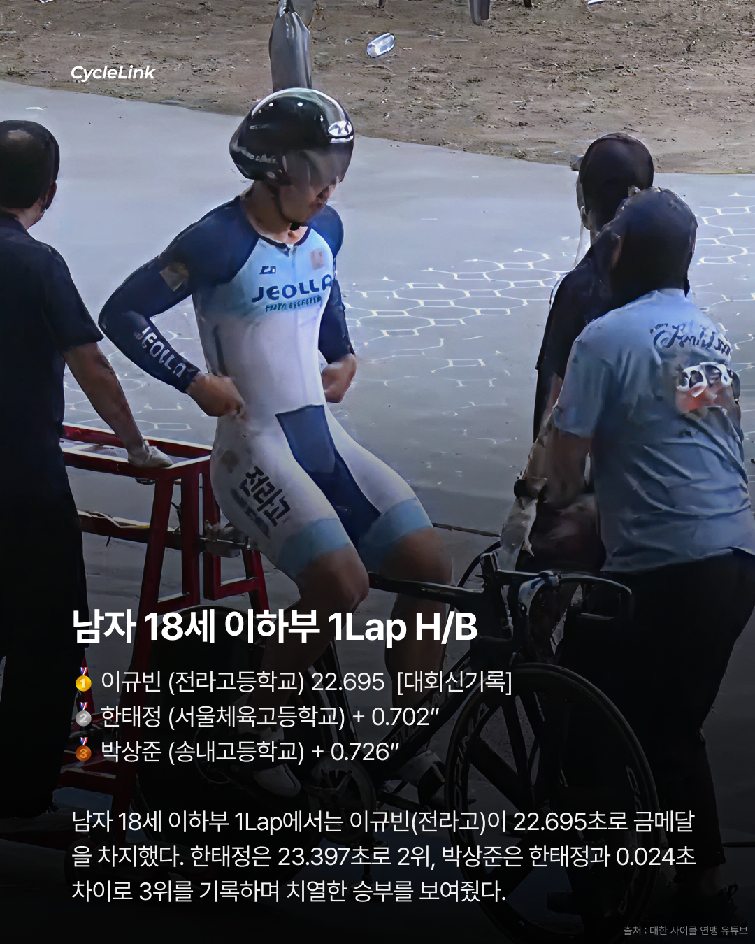 제28회 서울올림픽기념 전국사이클대회 : 1 Lap & 독주 경기 결과 · 사진 7