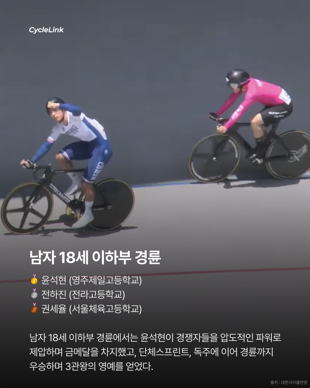 28회 서울 올림픽 기념 전국 사이클 대회 : 경륜 & 메디슨 경기 결과 · 사진 6