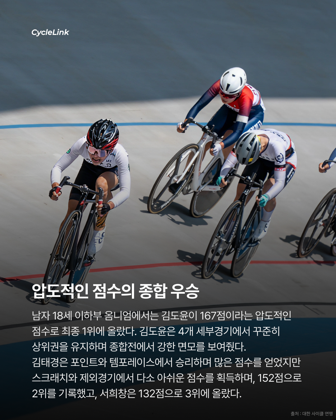 제28회 서울올림픽기념 전국사이클대회 : 옴니엄 1, 2, 3, 4 경기 결과 · 사진 10