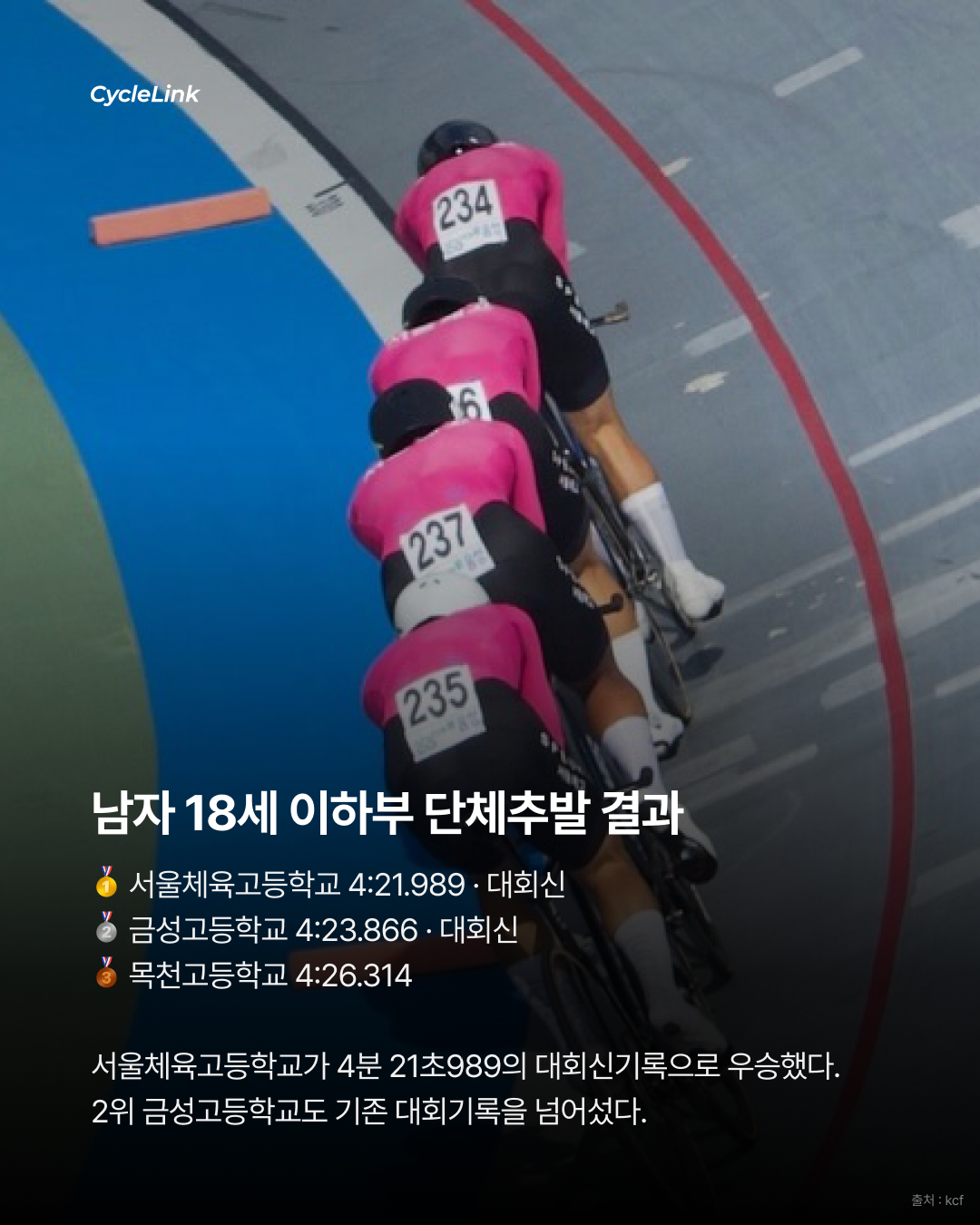추발 대회신기록 6개 전부 고등부에서 나왔다 · 사진 9