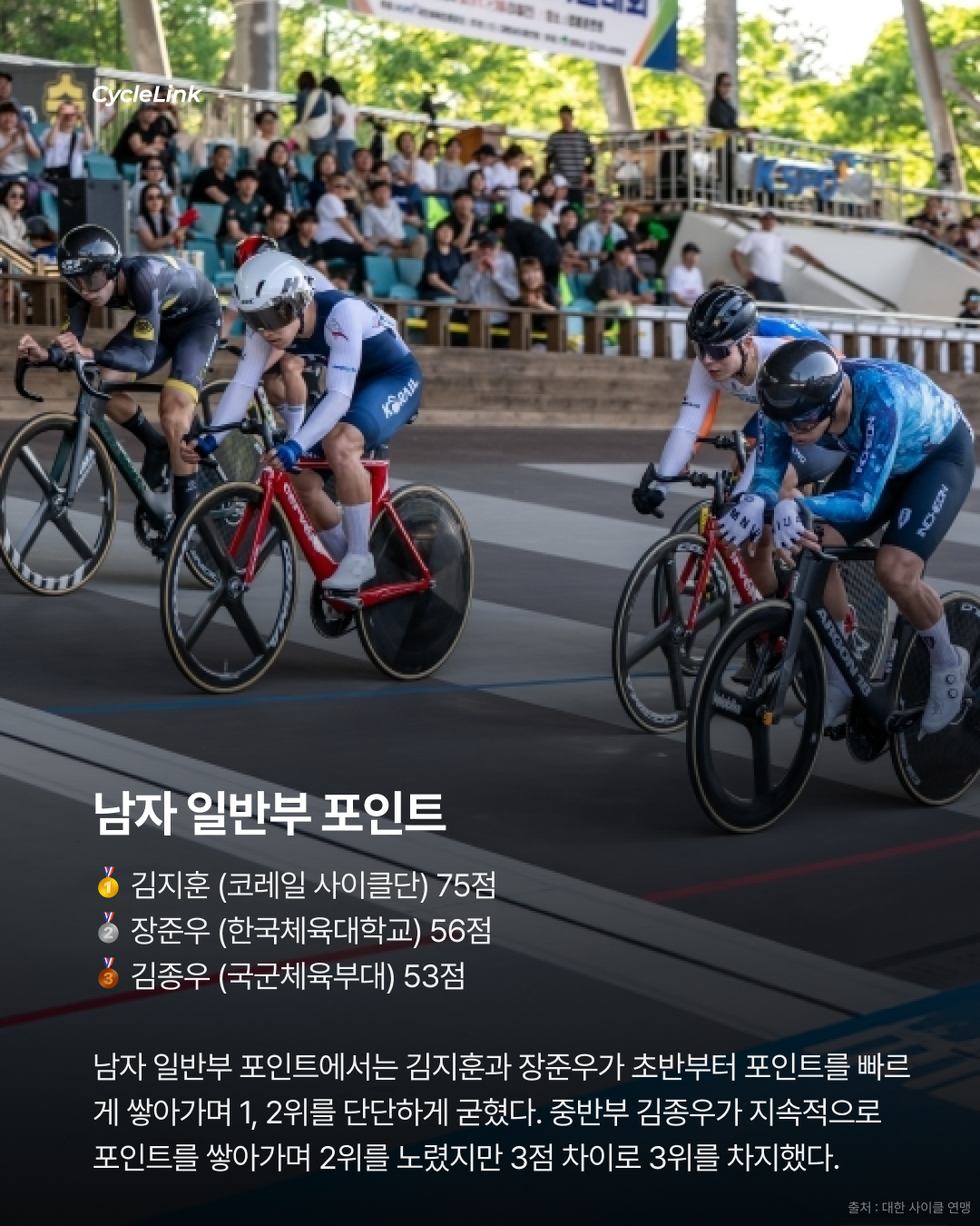 제28회 서울올림픽기념 전국사이클대회 : 스크래치·포인트·제외경기 결과 · 사진 10