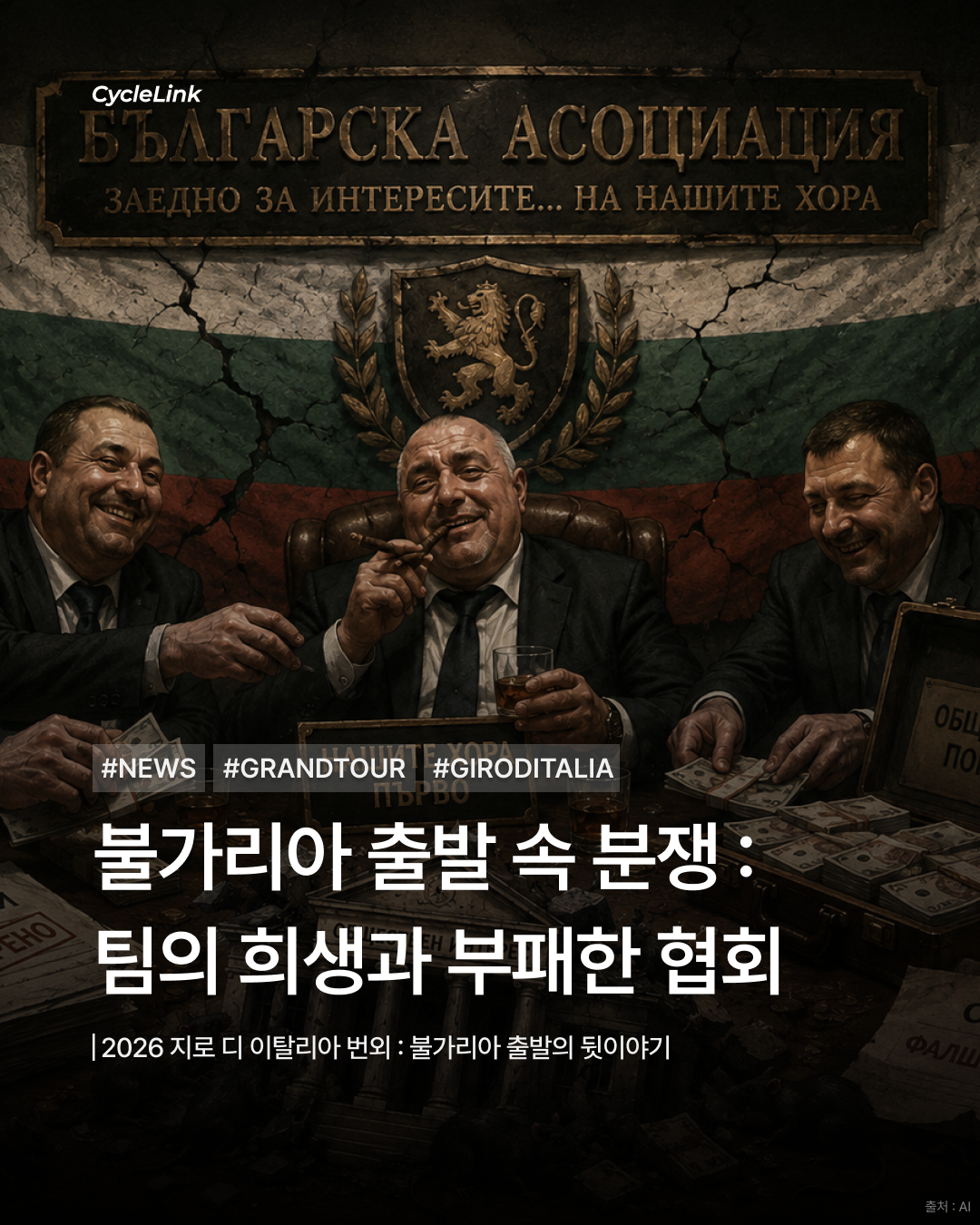 2026 지로 디탈리아 번외 | 불가리아 출발 속 분쟁 : 팀의 희생과 부패한 협회 · 사진 1