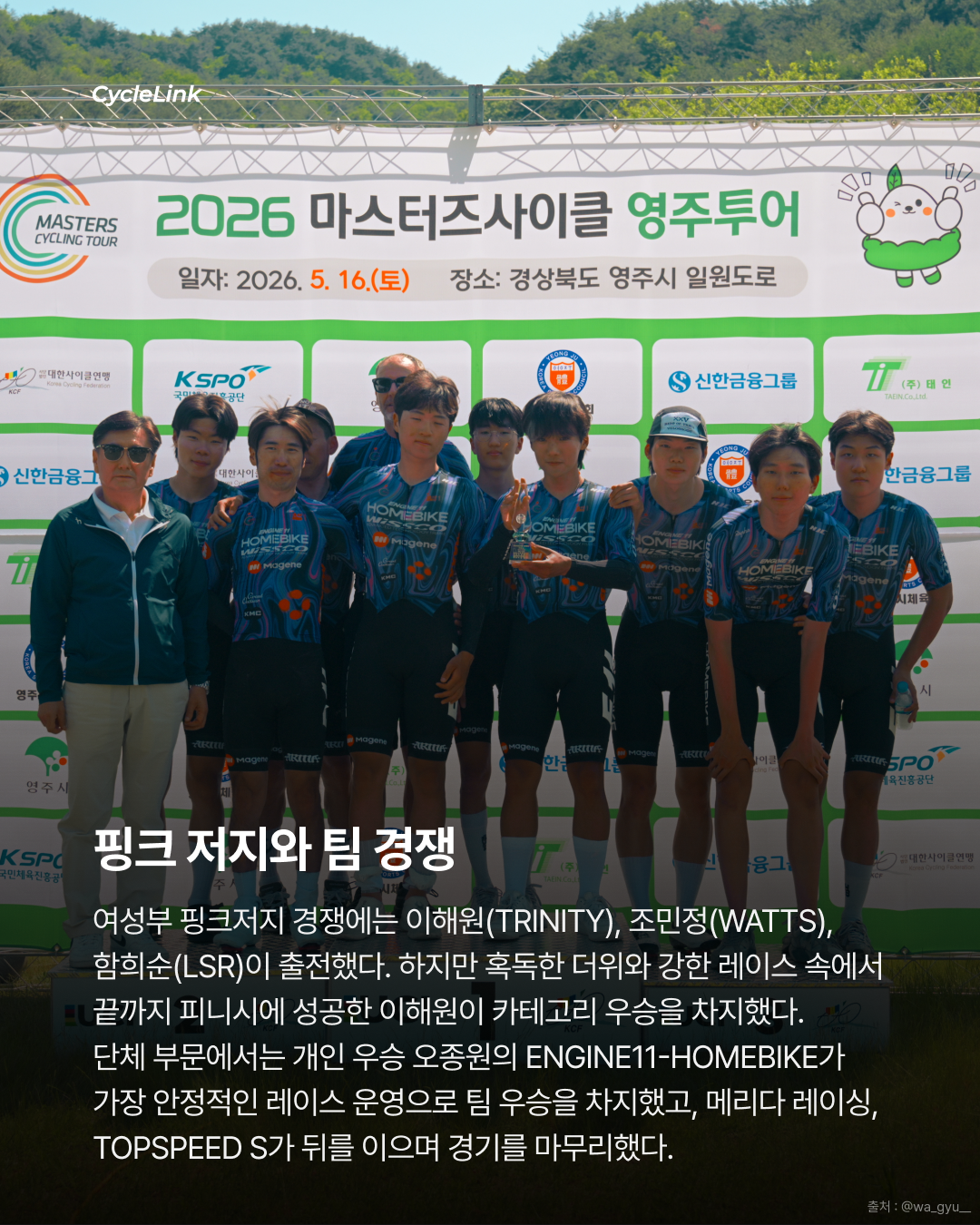 레이스를 찢어버린 집념, 오종원 영주투어 우승 · 사진 10