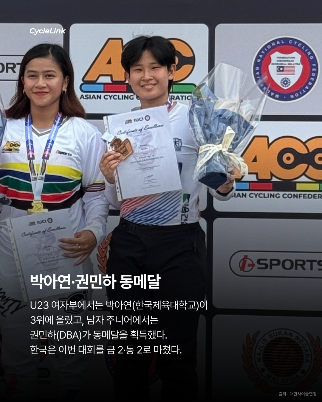 김예서 아시아 2연패, 한국 BMX 금메달 2개 · 사진 4