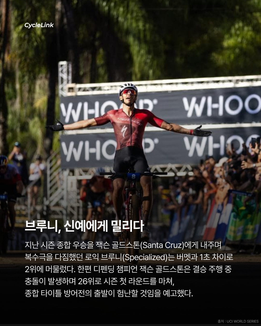 2026 WHOOP UCI MTB World Series 모나 용평 DHI 리뷰 · 사진 7