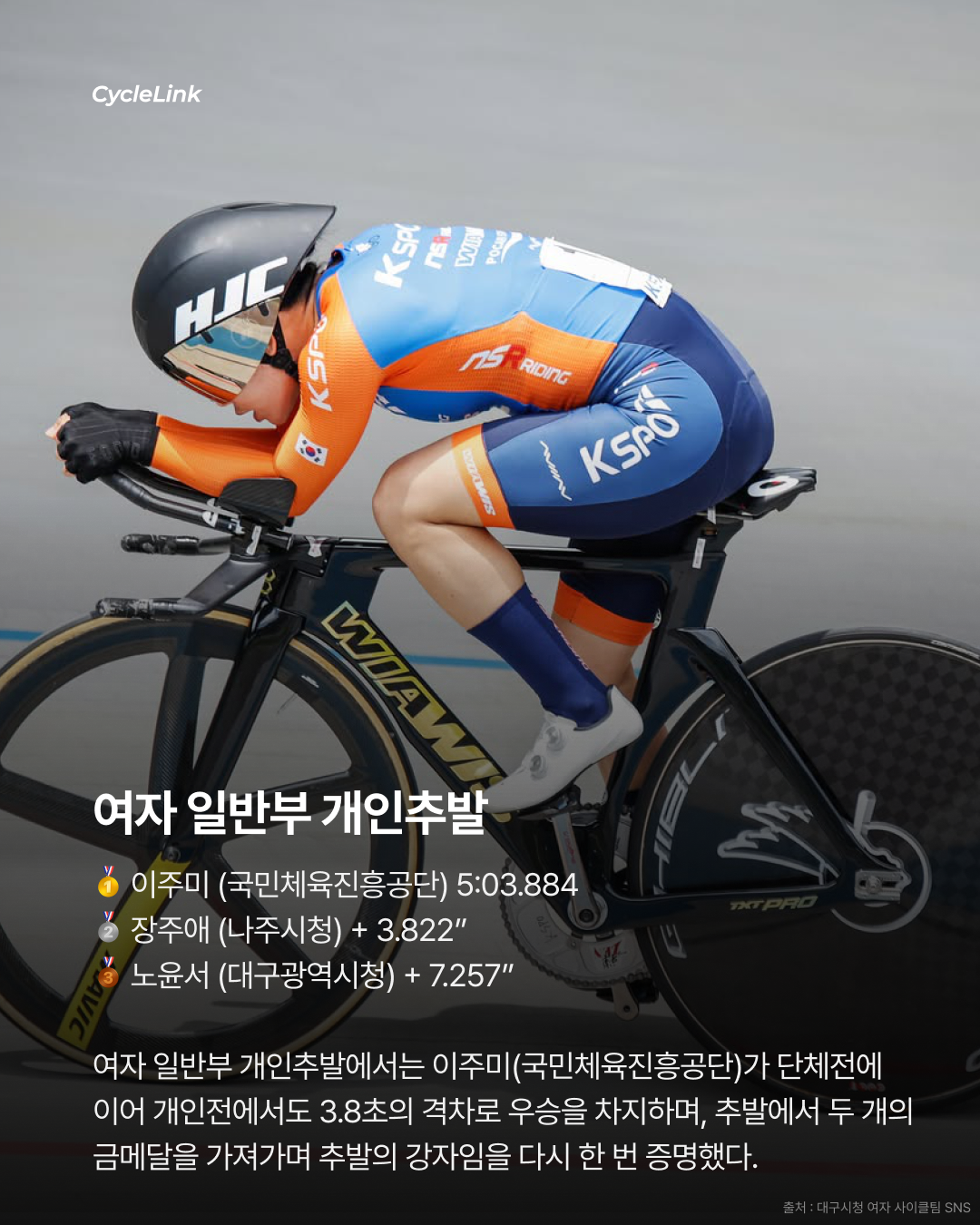 제28회 서울올림픽기념 전국사이클대회 : 개인추발 & 단체추발 경기 결과 · 사진 11