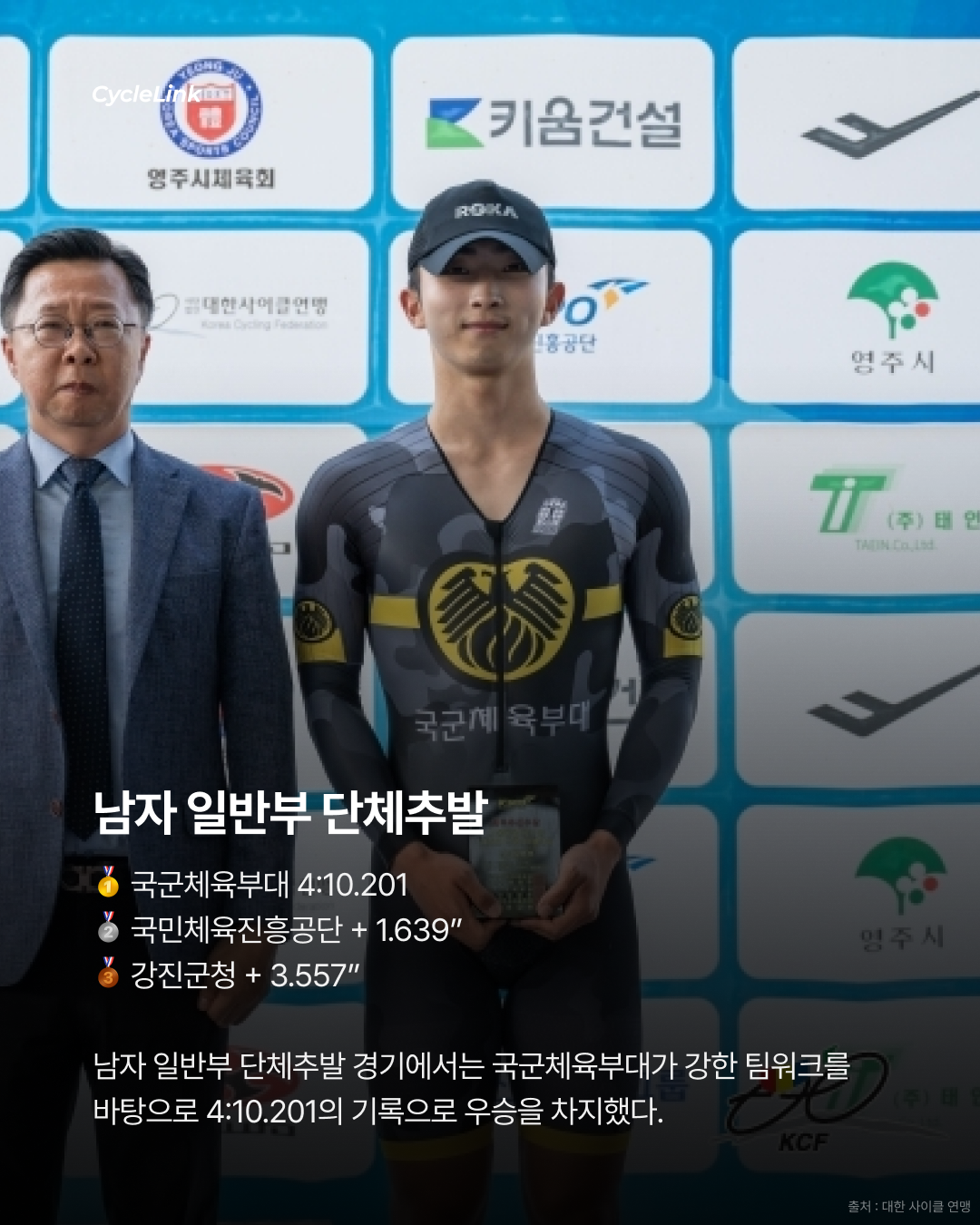 제28회 서울올림픽기념 전국사이클대회 : 개인추발 & 단체추발 경기 결과 · 사진 6