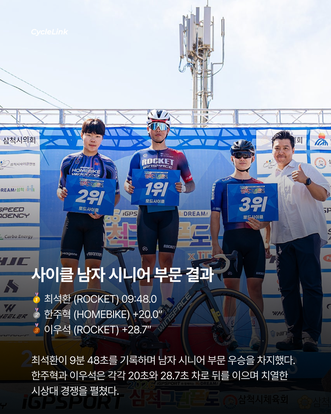 산을 넘어, 바다로 해변 피니시의 삼척 레이스 · 사진 5