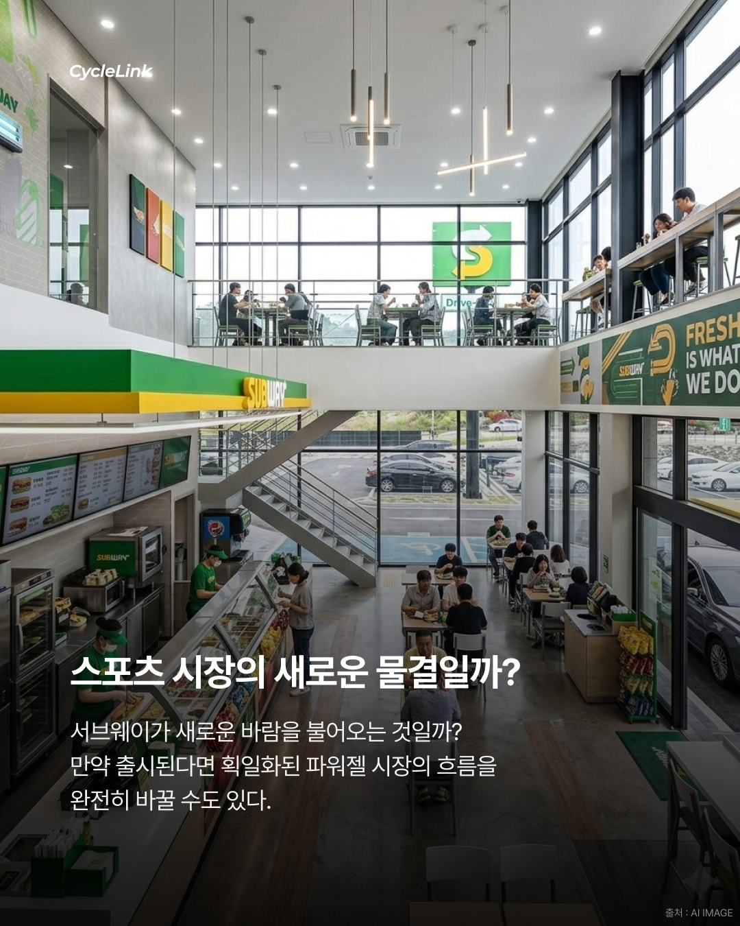 서브웨이의 도전, 스포츠 파워젤 출시 · 사진 7