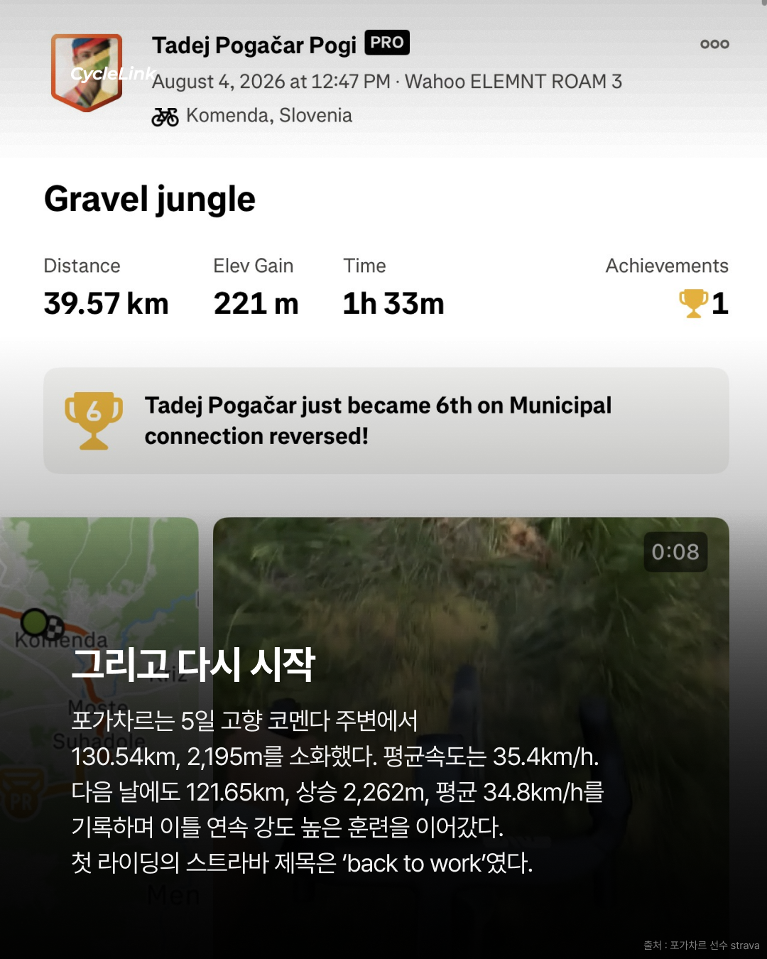 휴가 마친 포가차르, 부엘타 준비 돌입 · 사진 4