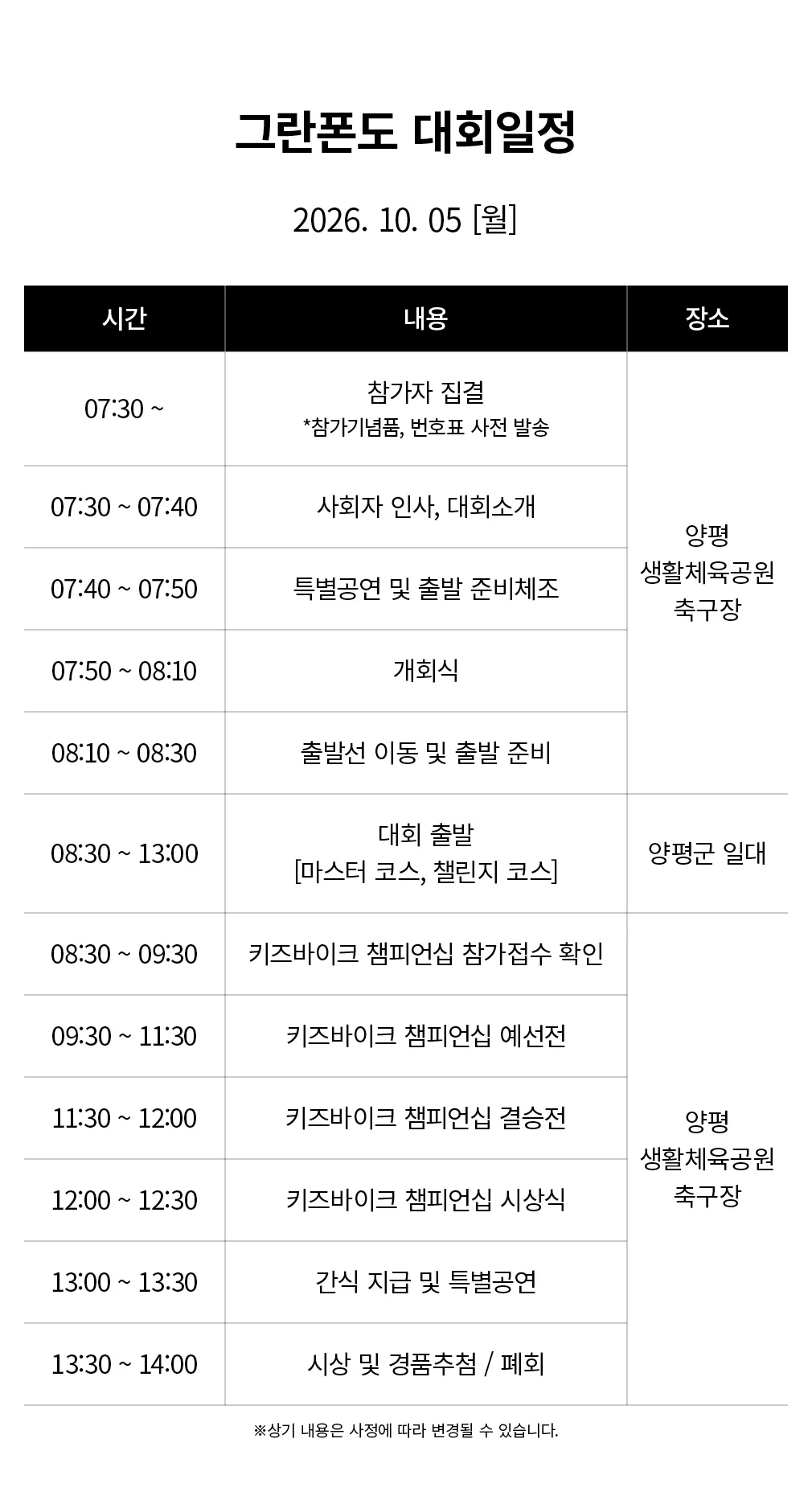 2026 양평 그란폰도 · 사진 2