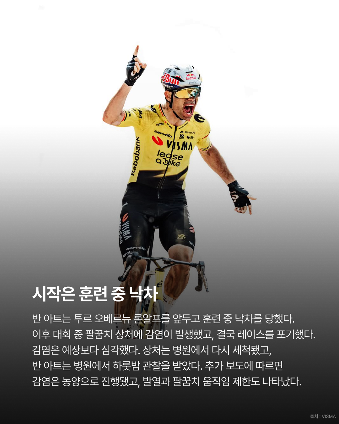 와웃 반 아트, 팔꿈치 감염 2026 투르 드 프랑스 불참 · 사진 3
