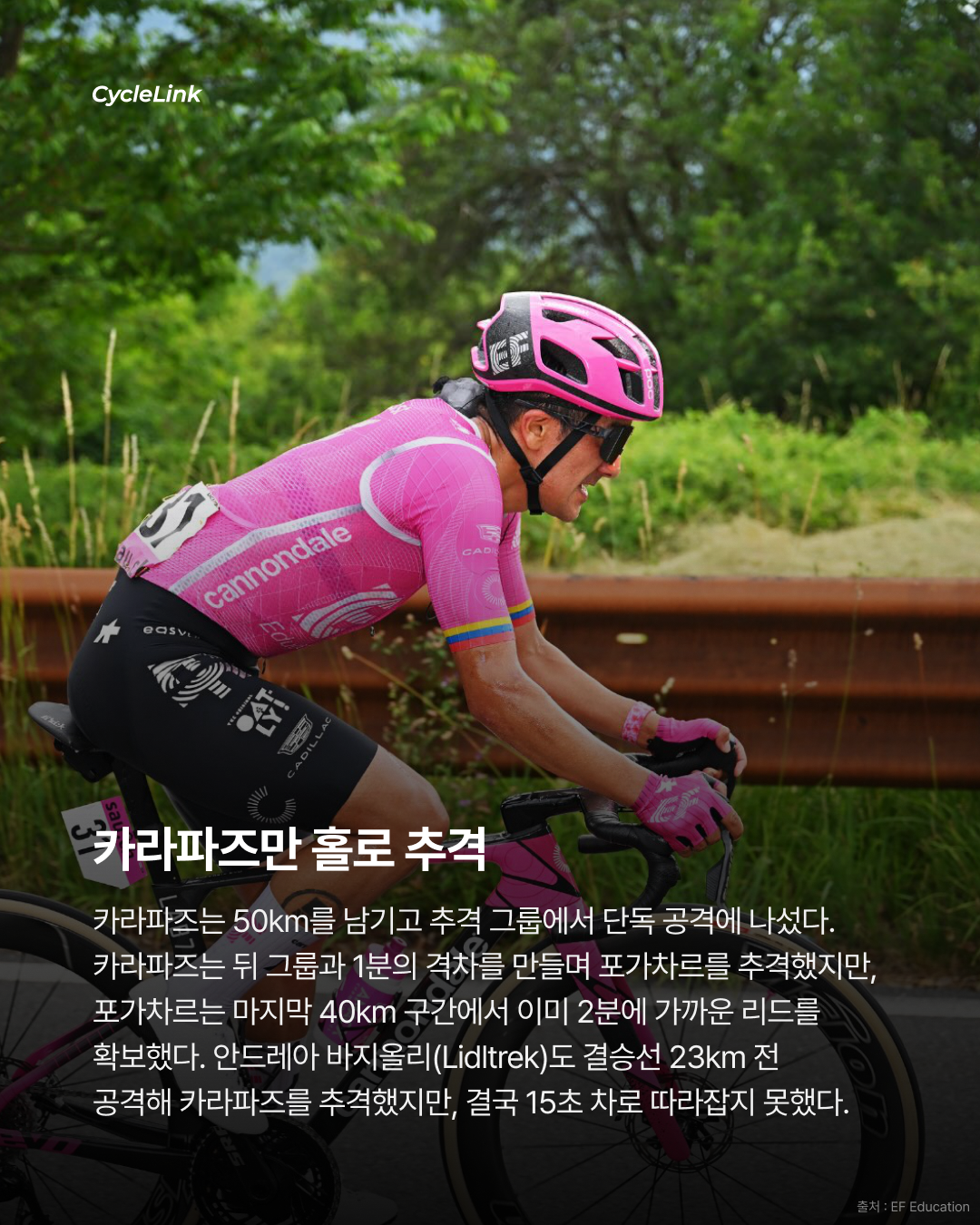 2026 투르 드 스위스 스테이지1 | 첫날부터 압도적인 질주 포가차르, 72km 독주 우승 · 사진 6