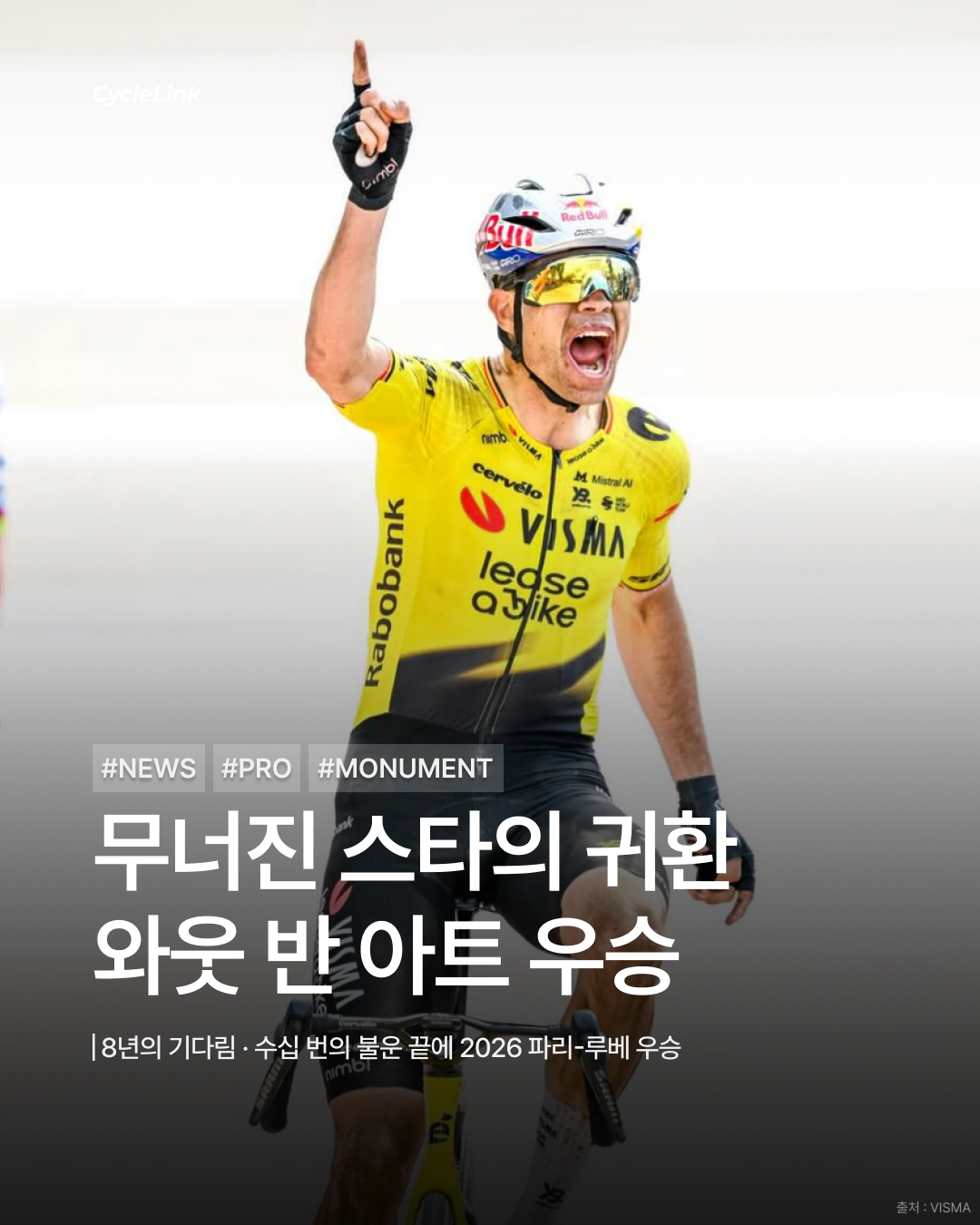 2026 파리-루베 | 와웃 반 아트 우승 · 사진 1