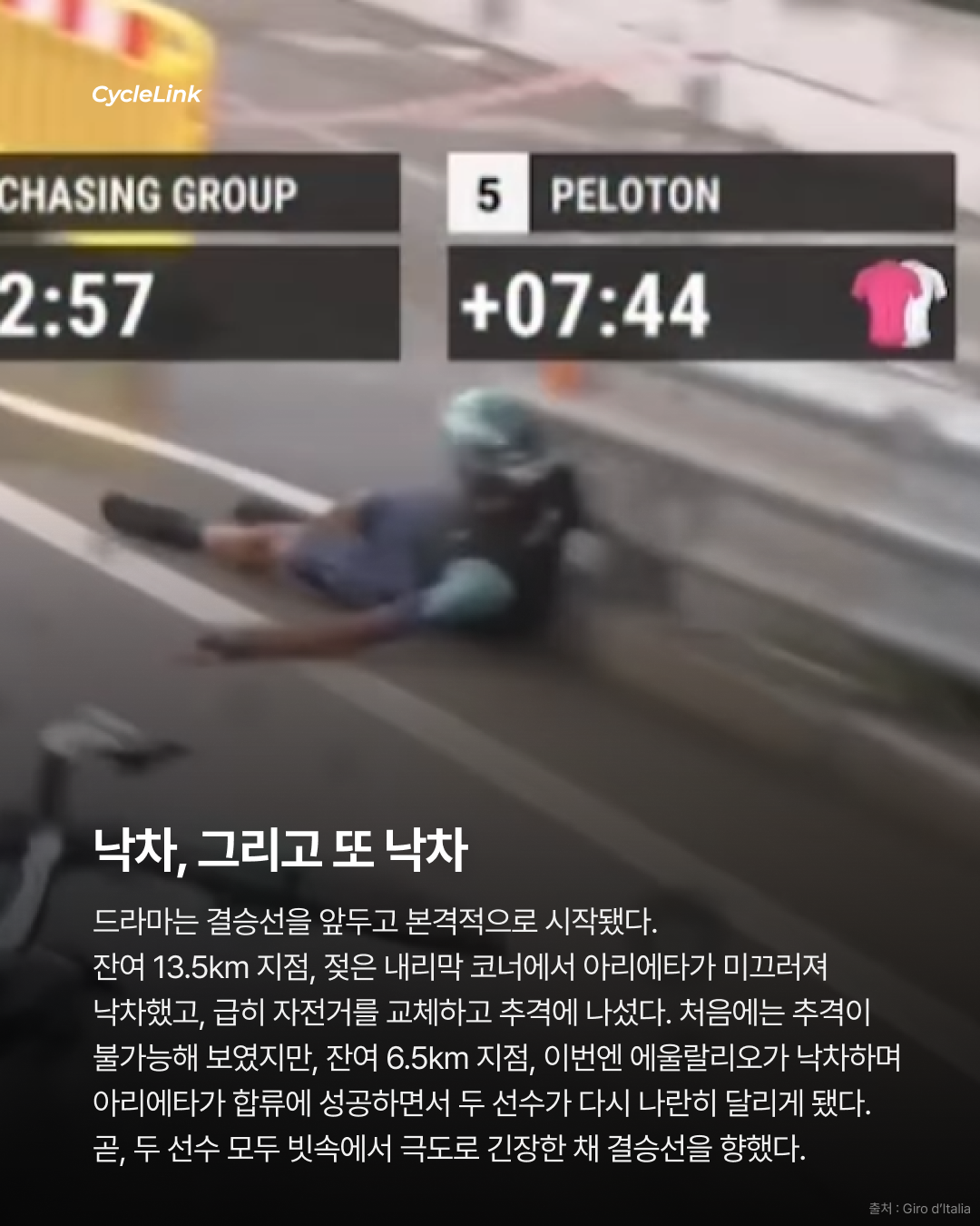2026 지로 디 이탈리아 스테이지5 | 폭우 속 40km 독주 속 아리에타, 지로를 뒤집었다 · 사진 5