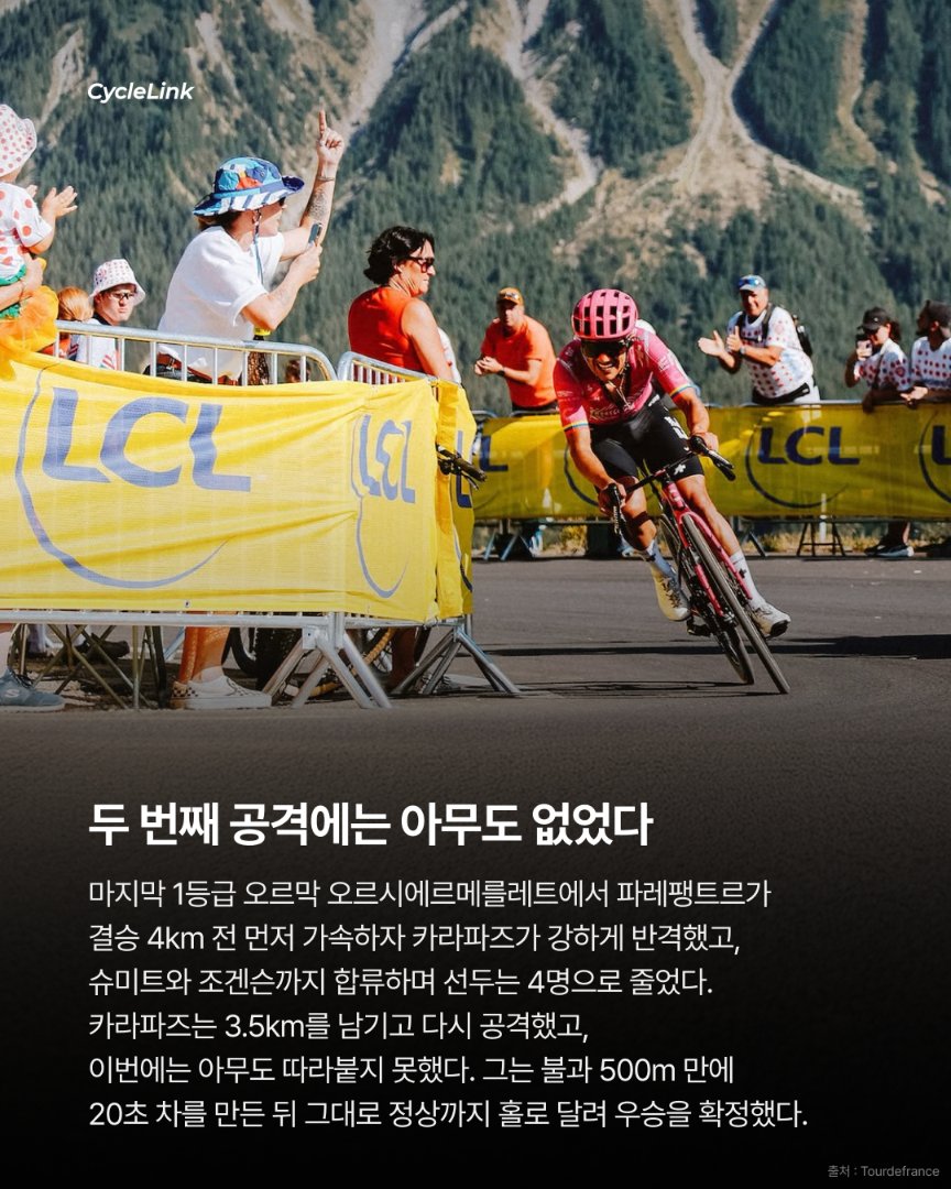 마지막 3.5km 독주 카라파즈 스테이지 우승 · 사진 7