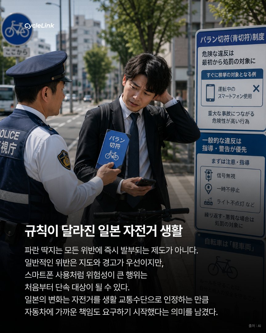 인도 달리면 6천엔? 일본의 파란 딱지 · 사진 9