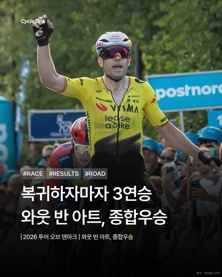 복귀하자마자 3연승 와웃 반 아트, 종합우승 · 사진 1