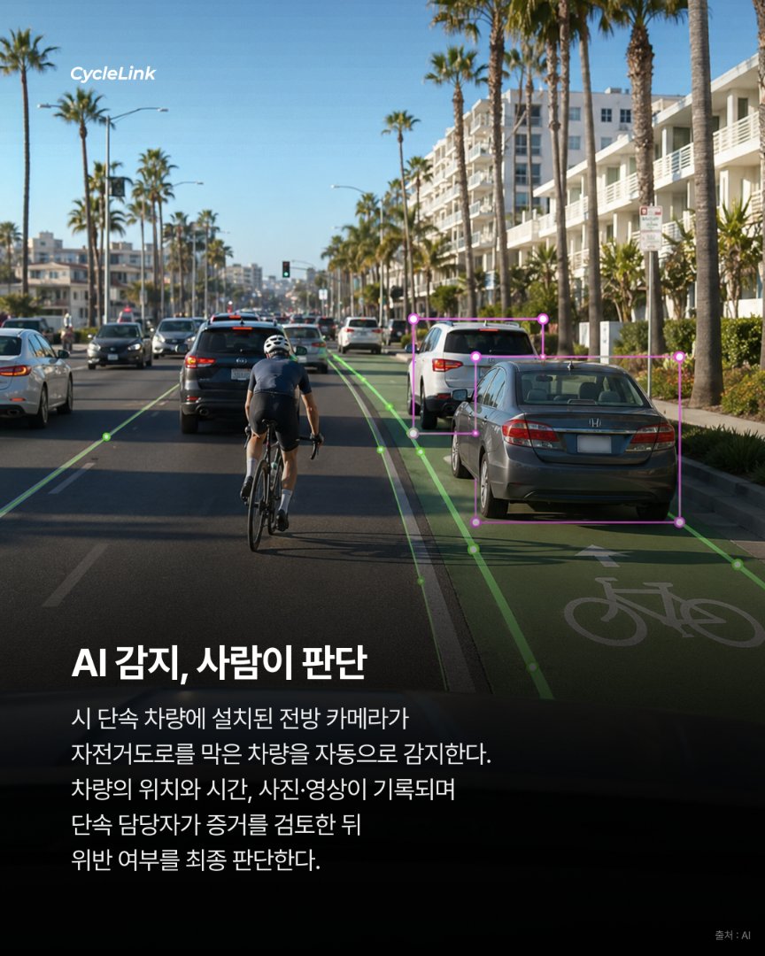 캘리포니아주 샌타모니카, 자전거도로 불법 주정차 자동 단속 시작 · 사진 4