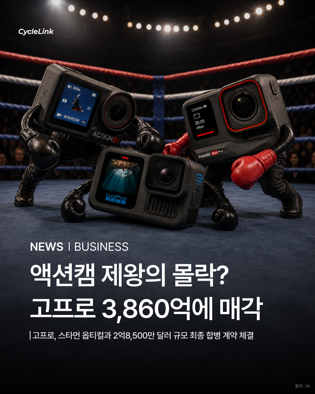 액션캠 제왕의 몰락? 고프로 3,860억에 매각 · 사진 1