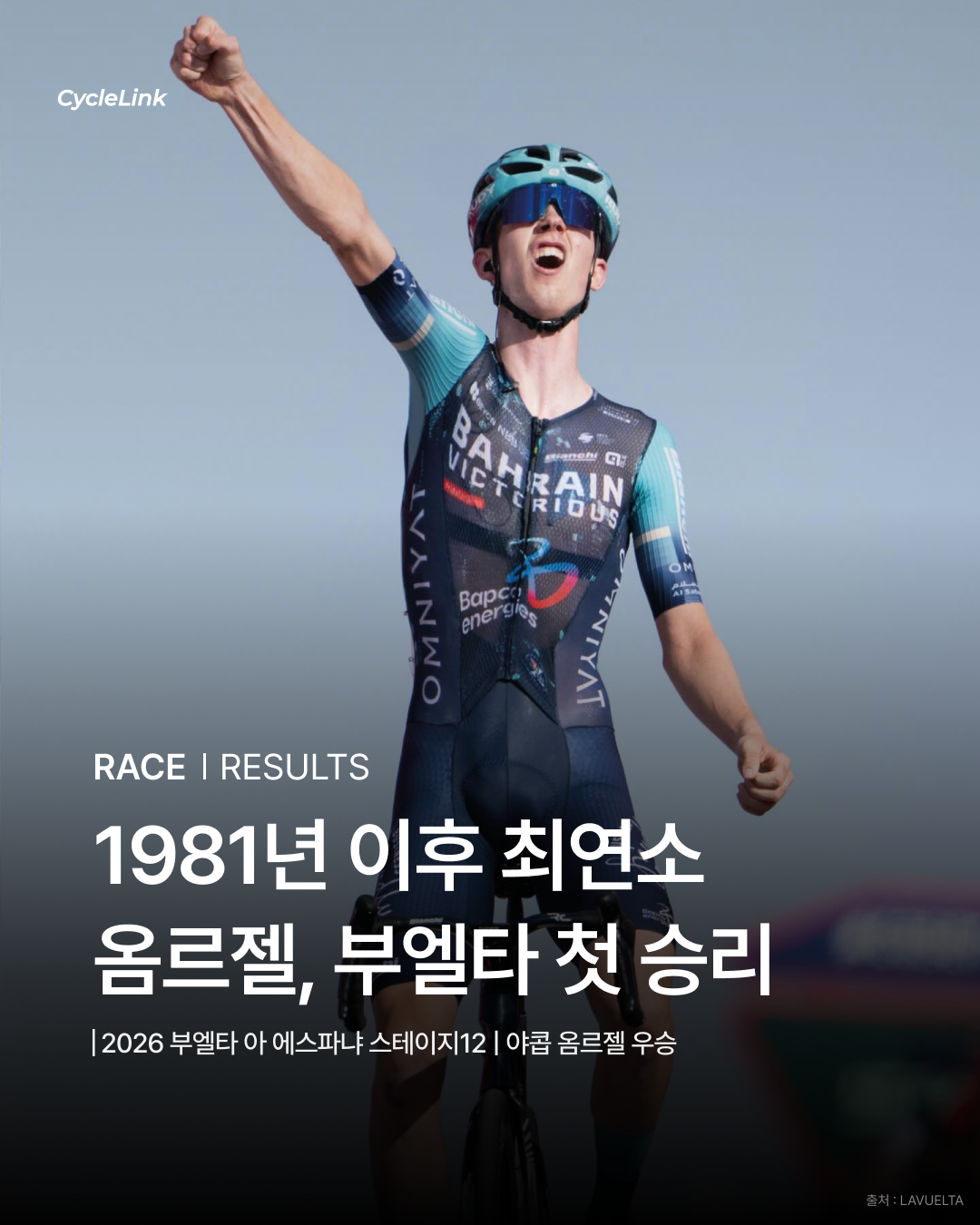 1981년 이후 최연소 옴르젤, 부엘타 첫 승리 · 사진 1