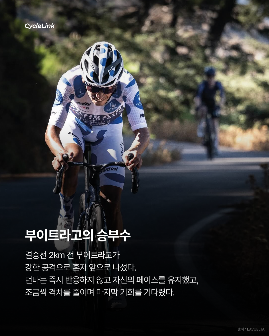 350m 남기고 역전 던바, 부엘타 통산 3승 · 사진 6