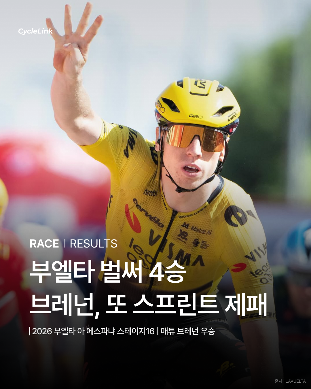 부엘타 벌써 4승 브레넌, 또 스프린트 제패 · 사진 1