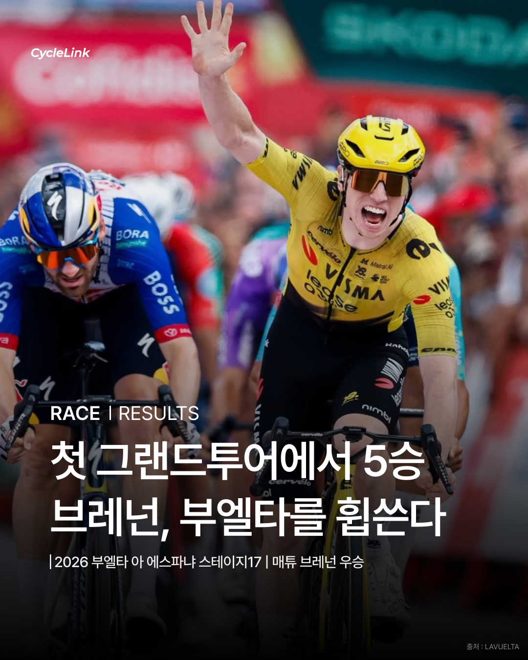 첫 그랜드투어에서 5승 브레넌, 부엘타를 휩쓴다 · 사진 1