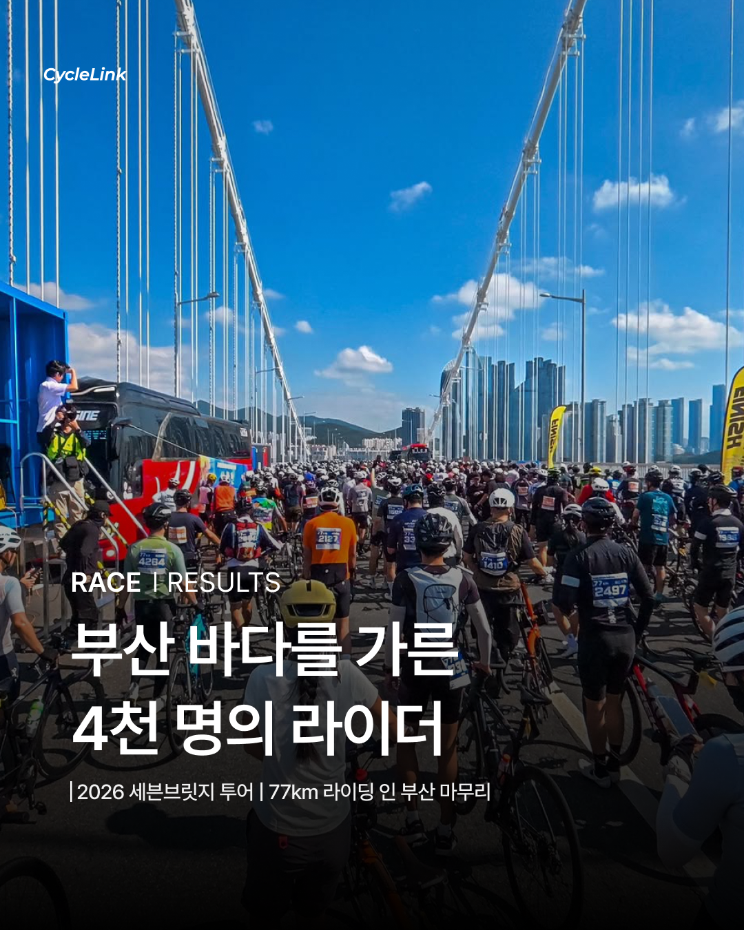 부산 바다를 가른 4천 명의 라이더 · 사진 1