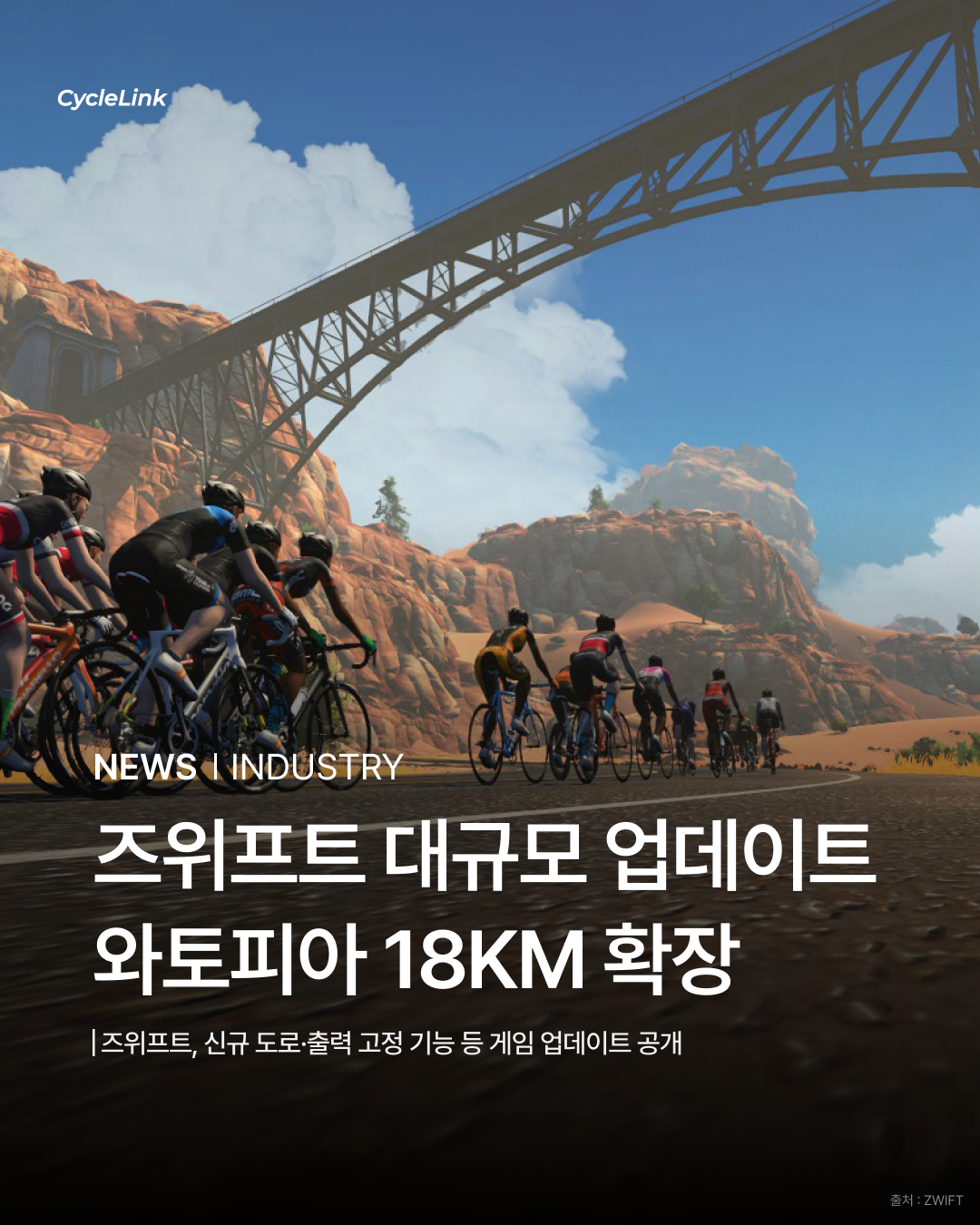 즈위프트 대규모 업데이트, 와토피아 18KM 확장 · 사진 1