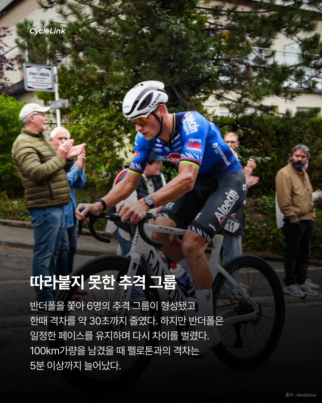 무려 174km 독주 우승 반 더 폴의 원맨쇼 · 사진 3