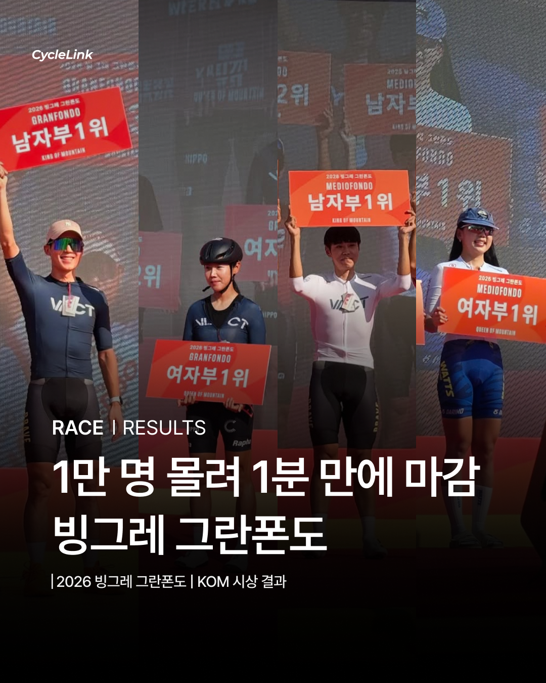 1만 명 몰려 1분 만에 마감된 빙그레 그란폰도 · 사진 1