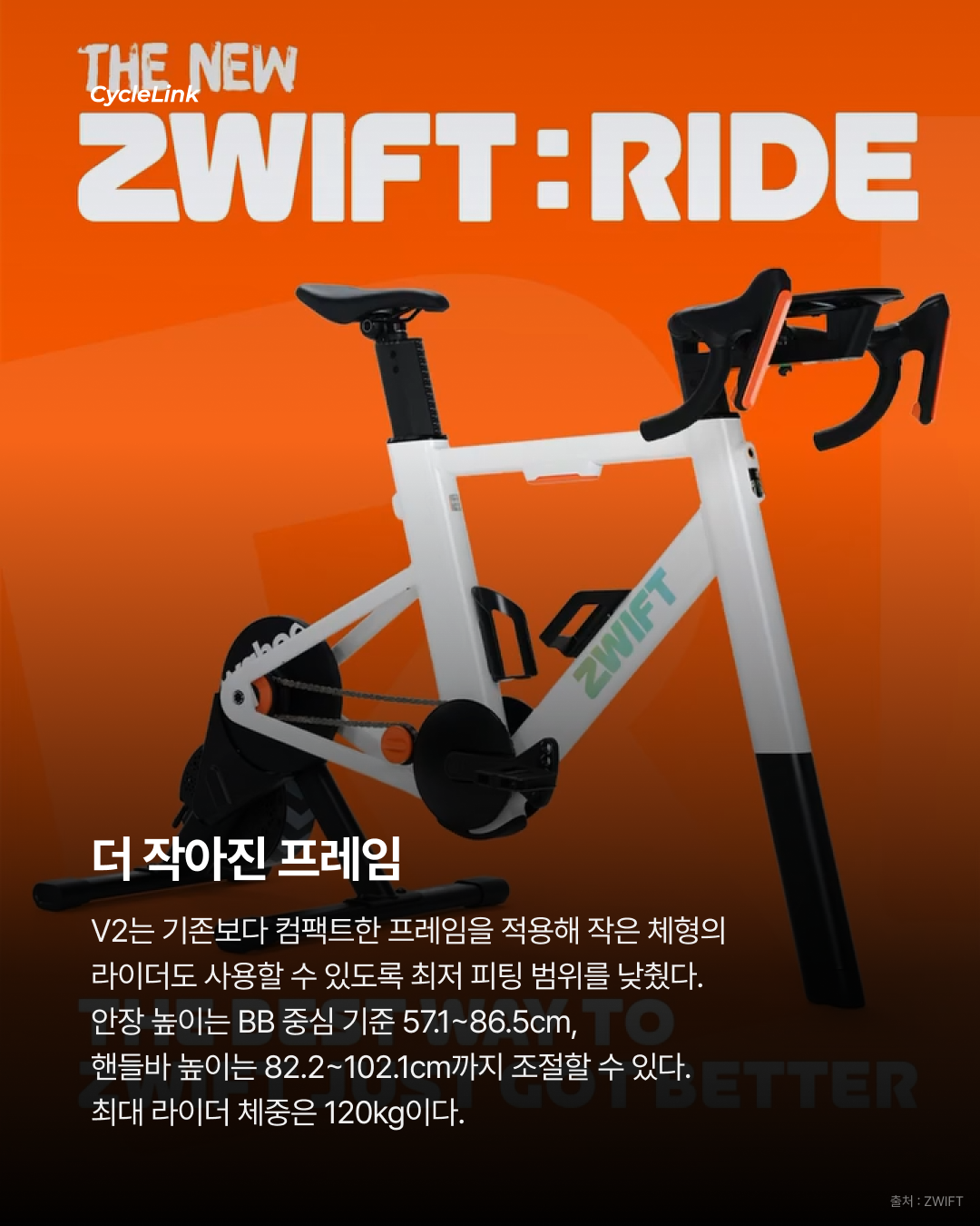 인도어 사이클링의 진화 즈위프트 라이드 V2 출시 · 사진 3